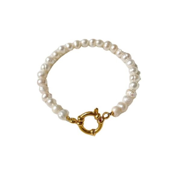 Baroque Natural Freshwater Pearl Bracelet - Image 2