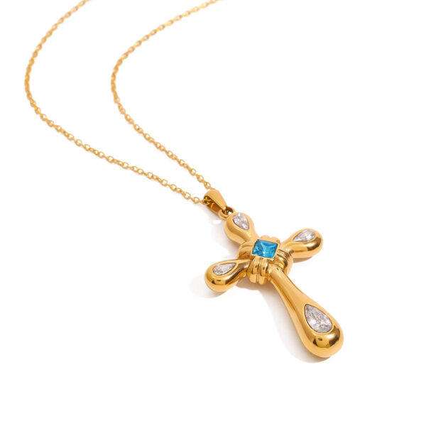 Zircon Titanium Steel Necklace Light Luxury High-grade Jewelry - Image 2