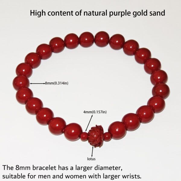7 Styles Of Cinnabar Bracelets 8mm And 6MM - Image 3