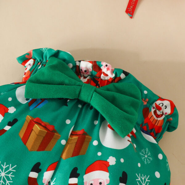 Bowknot Christmas Gift Baby 4 PCs Set - Image 3