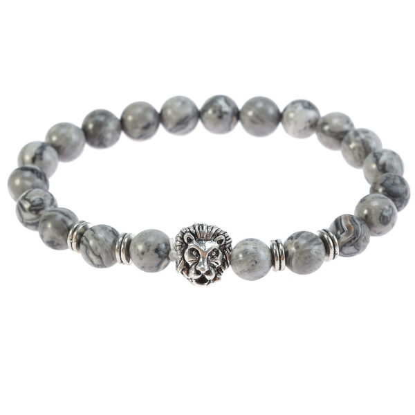 Natural stone fire stone Hand Beaded Bracelet aliexpress hot stretch bracelet bracelet explosion lady lion - Image 3