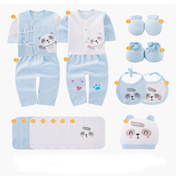 Newborn gift box baby clothes set cotton - Image 2