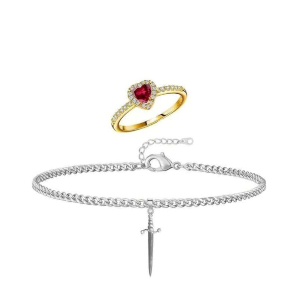Stainless Steel Dagger Bracelet Couple Suit - Image 8