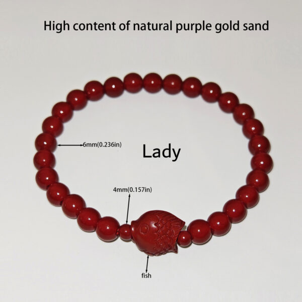 7 Styles Of Cinnabar Bracelets 8mm And 6MM - Image 9