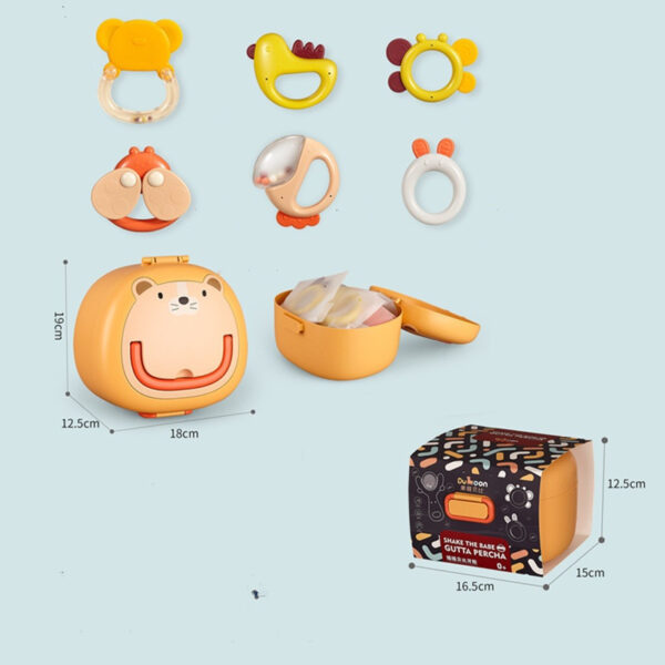 Newborn Baby Gift Box Rattle Toy Set - Image 2