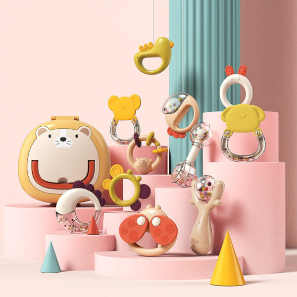 Newborn Baby Gift Box Rattle Toy Set - Image 5