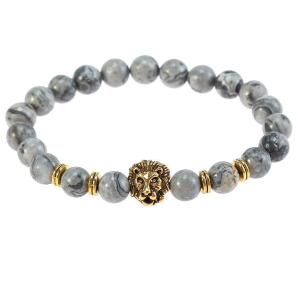 Natural stone fire stone Hand Beaded Bracelet aliexpress hot stretch bracelet bracelet explosion lady lion - Image 10