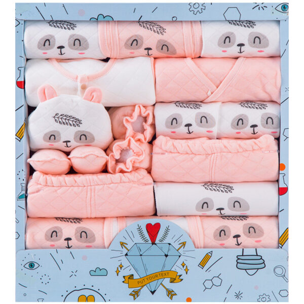 Newborn gift box baby clothes set cotton - Image 10
