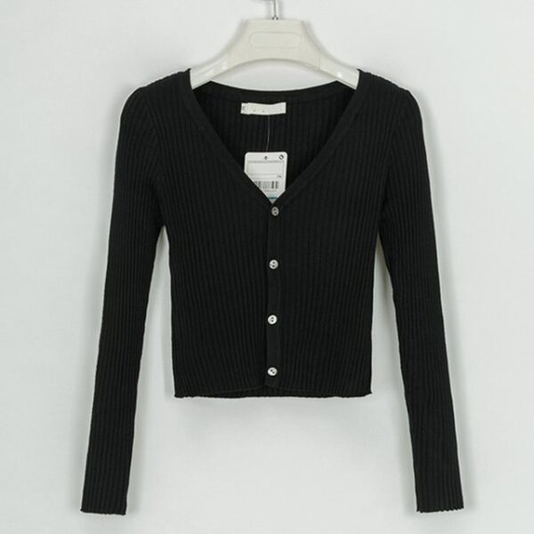 sweater cardigan women Slim sweaters - Image 5