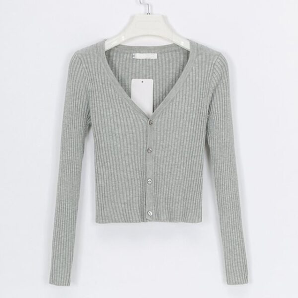 sweater cardigan women Slim sweaters - Image 7