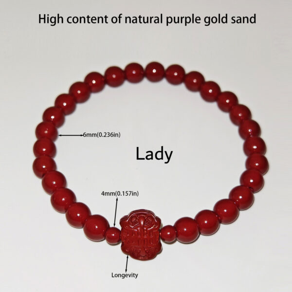 7 Styles Of Cinnabar Bracelets 8mm And 6MM - Image 6