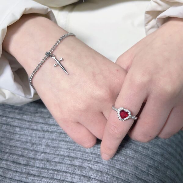Stainless Steel Dagger Bracelet Couple Suit