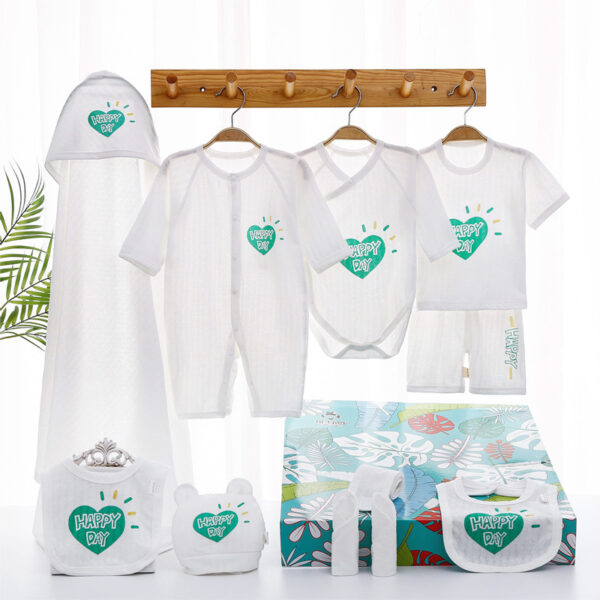Summer Thin Newborn Clothes Baby Gift Set - Image 2