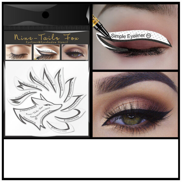Eyeshadow Eyeliner Makeup Template Sticker - Image 3