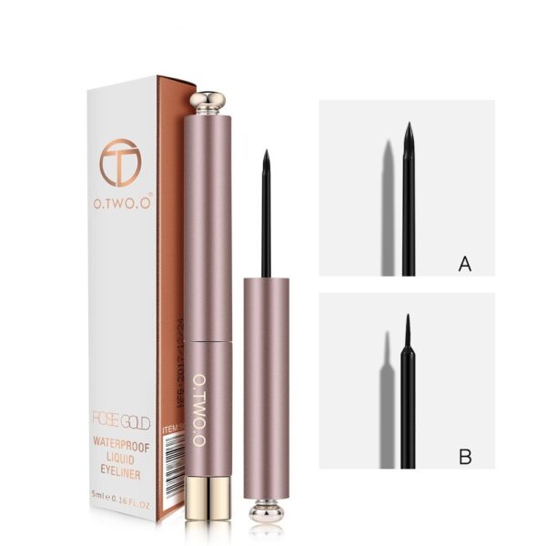 Rose Gold Beginner Liquid Eyeliner Waterproof Quick Dry No Halo Eyeliner - Image 4