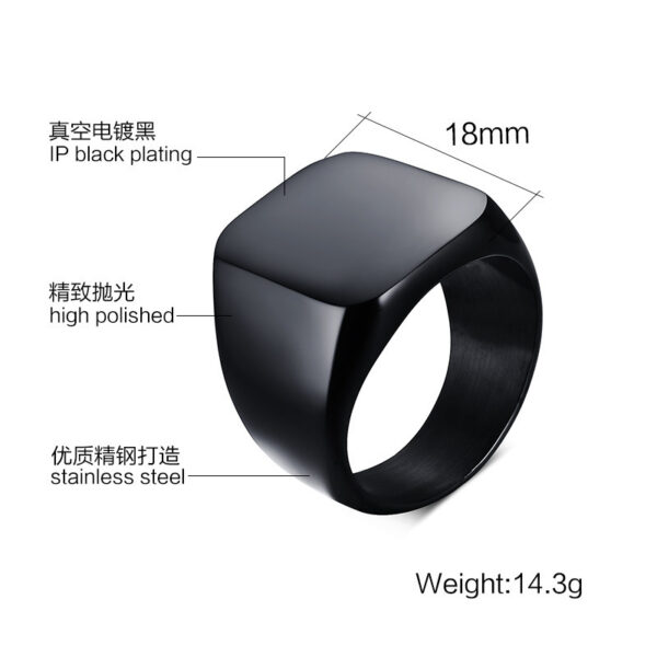 Our Simple Jinshengfeng Jewelry Ring Ring Light  Three Colors RC-294 Personality - Image 3