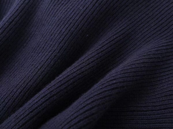 Women's Denim Patchwork Knitting Coat Top - Image 3