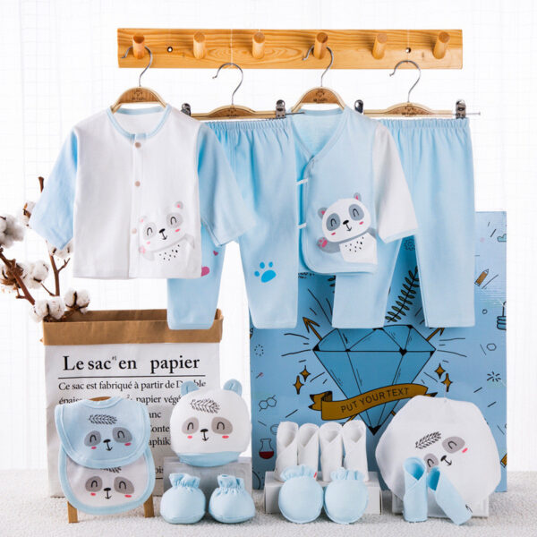 Newborn gift box baby clothes set cotton - Image 9
