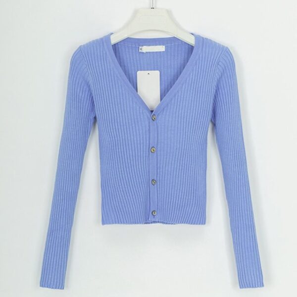 sweater cardigan women Slim sweaters - Image 8
