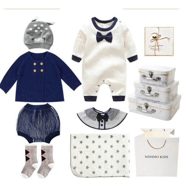 Newborn Baby Gift Box Newborn Baby Products Clothes Set - Image 5