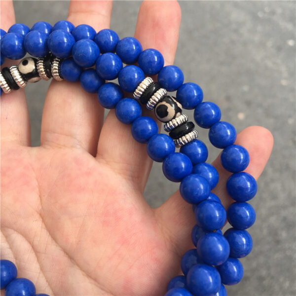 Lapis Lazuli Multi-circle With Tibet Beads 108 Bracelets - Image 5