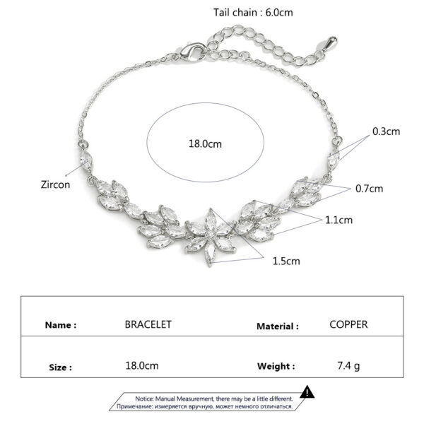 European And American Personalized Creative And Refined Flower Bracelet For Women - Image 5