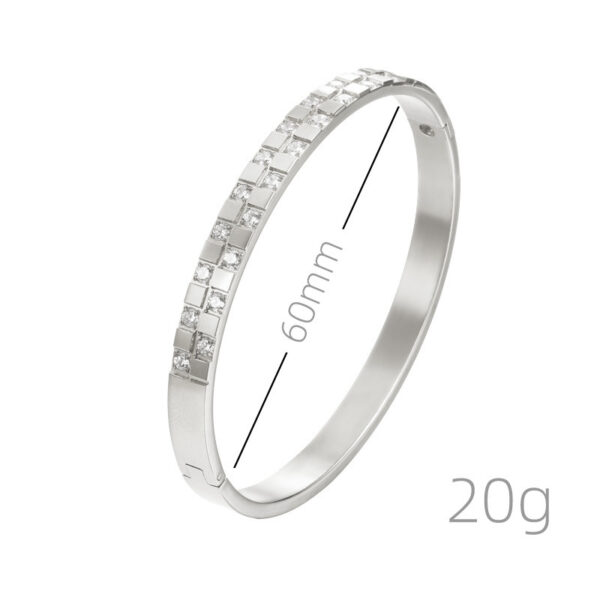 Non-fading Ornament Women's Electroplated Gold Titanium Steel Bracelet - Image 2