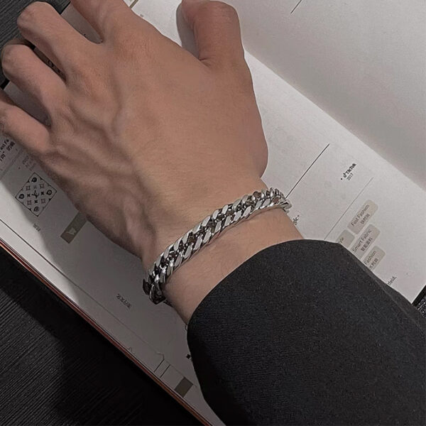 Fashion Personality Cuban Keel Bracelet Men - Image 3