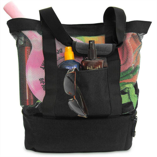Waterproof Beach Bag With Cooler Compartment - Beach Bags Waterproof Sandproof For Women, Pool Bag & Beach Tote Bag - Image 7