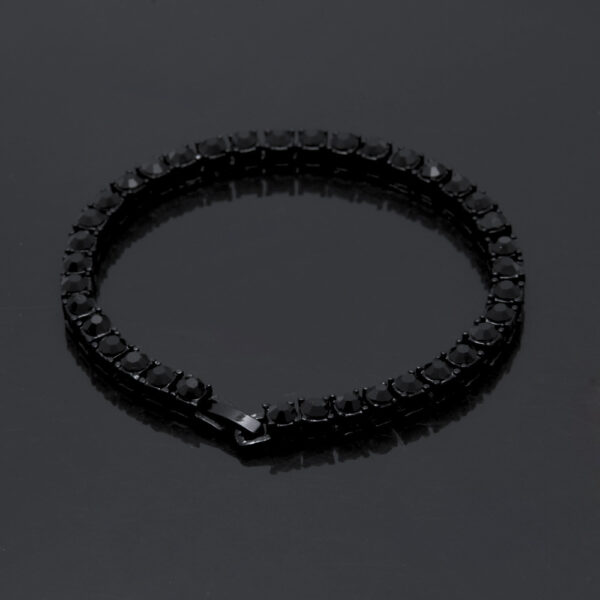 Tin Alloy Gold Color Iced Bracelet Men's Hip Hop Chain Street Rock Jewelry - Image 10