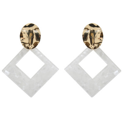 Simple Sequin acrylic Earrings - Image 2