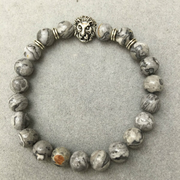 Natural stone fire stone Hand Beaded Bracelet aliexpress hot stretch bracelet bracelet explosion lady lion - Image 5