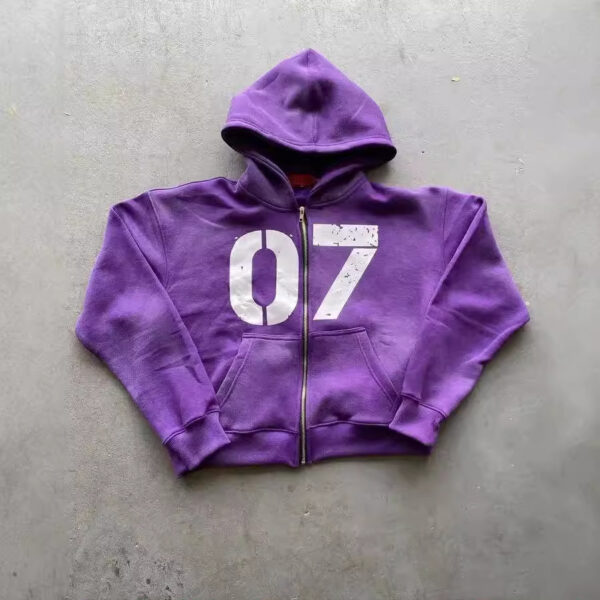 07 Street Trend Loose Sweater Suit - Image 8