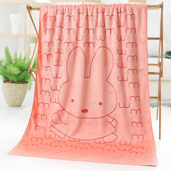 Bath towel beach towel cartoon print - Image 7