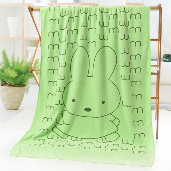 Bath towel beach towel cartoon print - Image 5