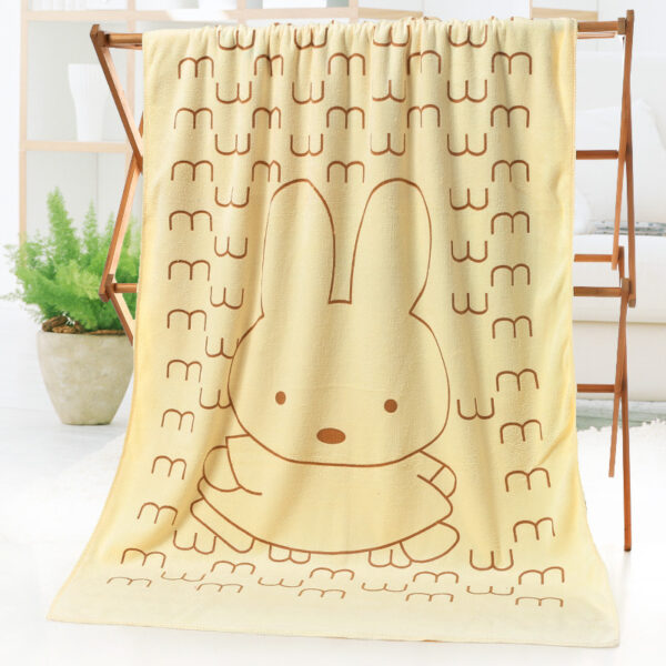 Bath towel beach towel cartoon print - Image 4