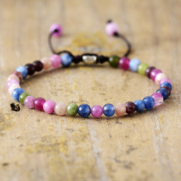 Simple Natural Stone Beaded Bracelet - Image 9