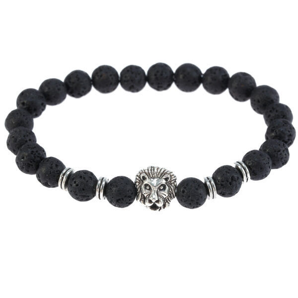 Natural stone fire stone Hand Beaded Bracelet aliexpress hot stretch bracelet bracelet explosion lady lion - Image 4