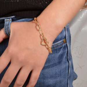 Love Pendant Clip Bracelet Street Women
