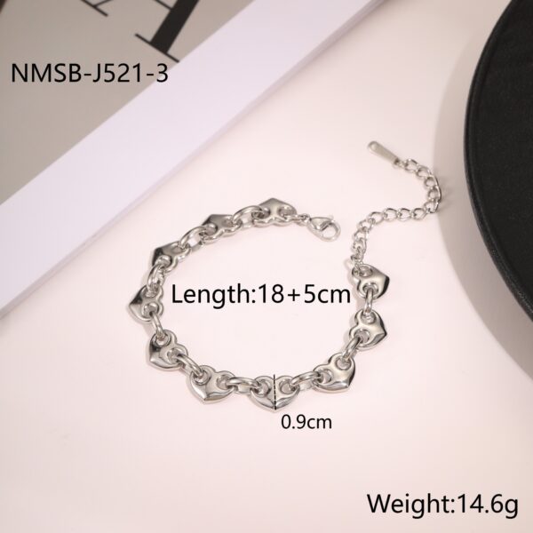 European And American Affordable Luxury Fashion Stainless Steel Bracelet - Image 7