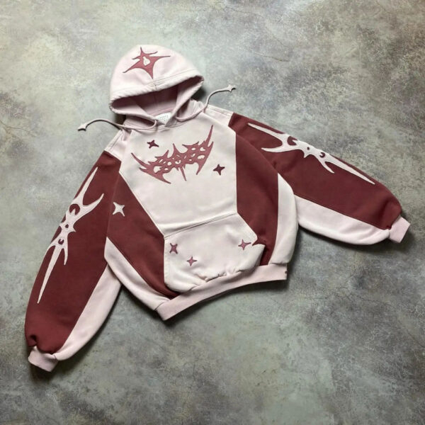 Fashionable Autumn Printed Pullover Hoodie - Image 4