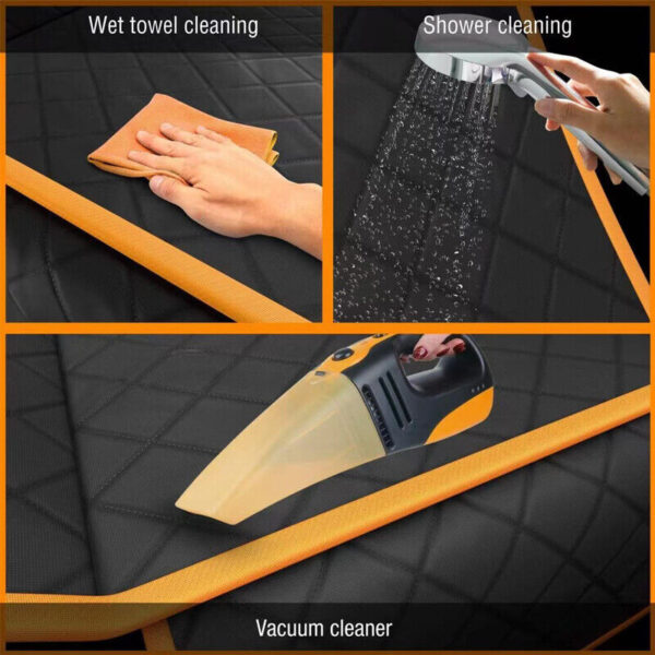 Waterproof Pet Car Seat Cover Dog Safety Protector Mat Front Back Seat Hammock H - Image 4