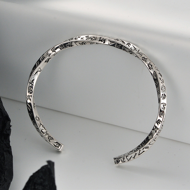 S925 Sterling Silver Mobius Bracelet For Women - Image 5