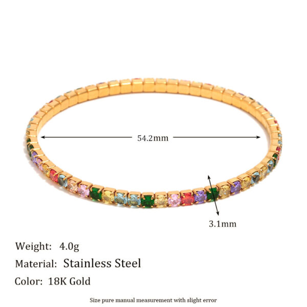 European And American Fashion Niche Personality Fresh Bracelet Stainless Steel - Image 5