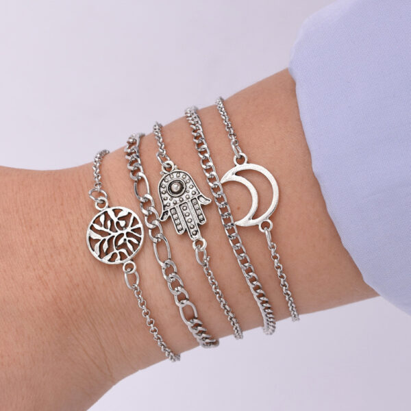 Handmade Creative Classic Simple Bracelet Five-piece Set - Image 3
