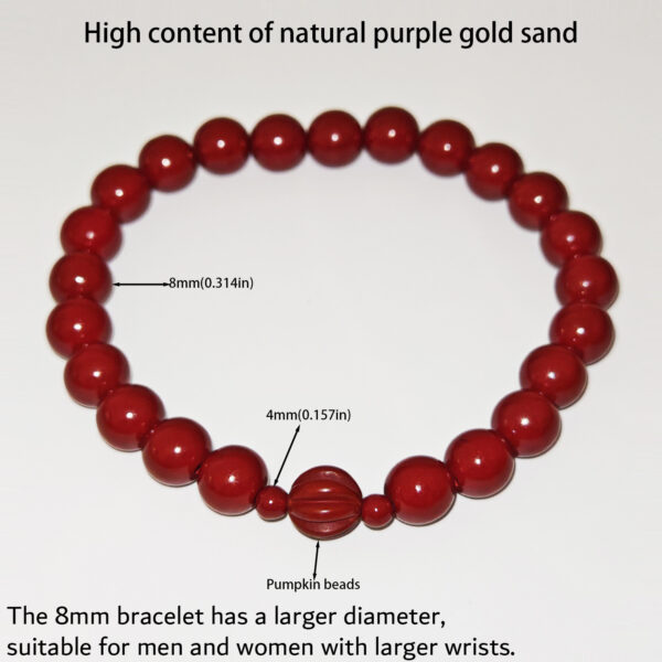 7 Styles Of Cinnabar Bracelets 8mm And 6MM - Image 4