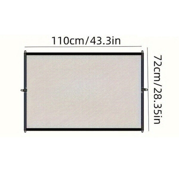 Pet Isolation Mesh No Drilling Safety Fences Net Portable Dog Cat Stair Door - Image 7
