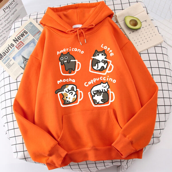Five Kitties Play In Cup Hoodie - Image 8