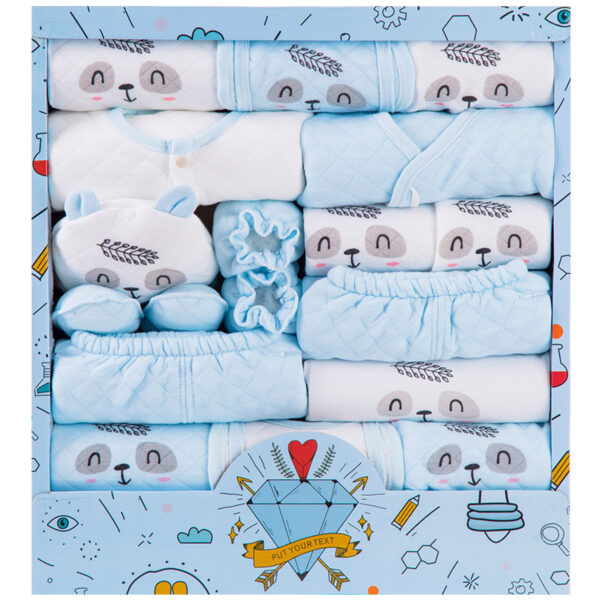 Newborn gift box baby clothes set cotton - Image 4