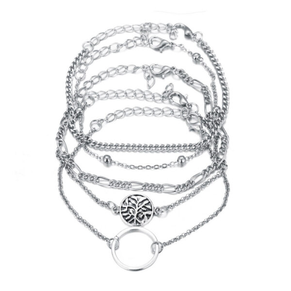 Handmade Creative Classic Simple Bracelet Five-piece Set - Image 4